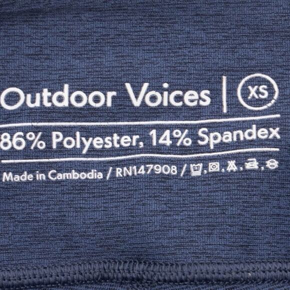 Outdoor Voices Tri Tone Kneecap Cropped Active Leggings Size XS - Picture 3 of 6